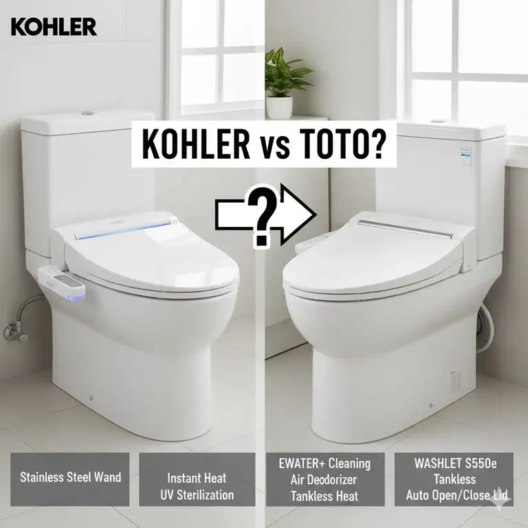 Kohler vs Toto Bidet: 7 Key Differences Revealed to Help You Choose the Best in 2025
