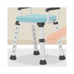 Illustration showing the thick and leak-proof material of heavy-duty toilet waste bags.