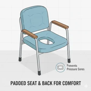 Universal fit toilet waste bags compatible with standard 5-gallon bucket toilets and commodes