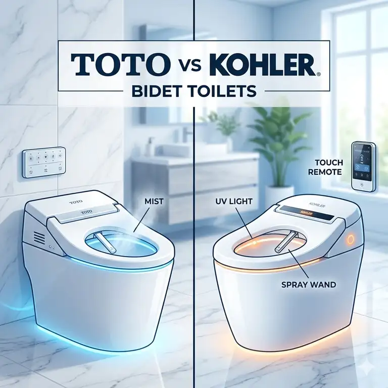 7 Best toto vs kohler bidet toilets: 2026 Luxury Bathroom Guide